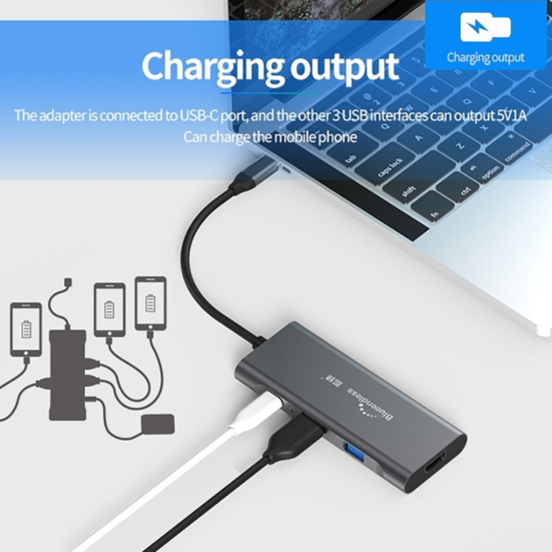 Đế Sạc Usb 3.0 Hdmi Tf Lan Pd Usb Hub Cho Macbook | BigBuy360 - bigbuy360.vn