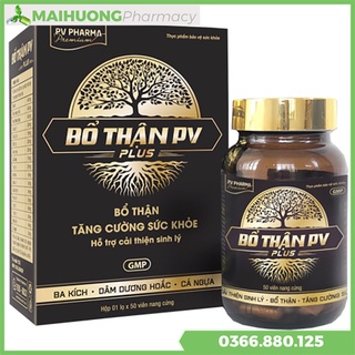 Bổ Thận PV Plus Hỗ trợ bổ thận, hỗ trợ tăng cường sức khỏe. Hỗ trợ cải thiện sinh lý.