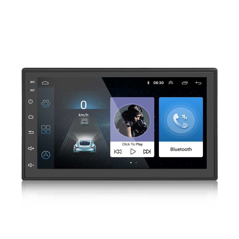 Multi Function Android 8.1 7 Inch Car GPS with Radio Stereo High Definition Touch Screen BT Player 2G RAM 16G ROM