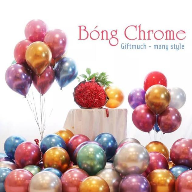 15 bóng tròn Chrome mạ siêu nhũ siêu đẹp 28cm