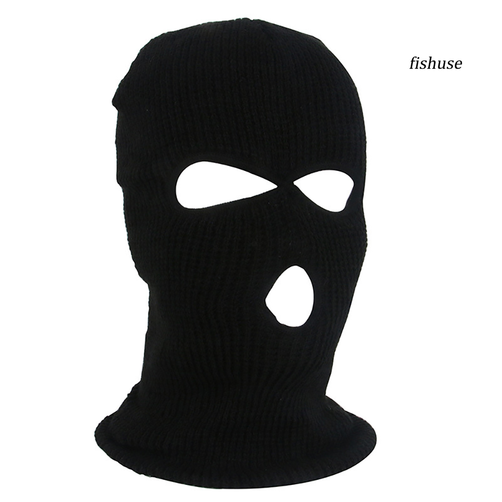Mặt nạ trùm đầu kiểu ninja thiết kế 3 lỗ chống gió thoải mái