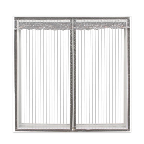 Rèm Cửa Lưới Nam Châm Tự Dính Đơn Giản Chống Muỗi Cho Cửa Sổ