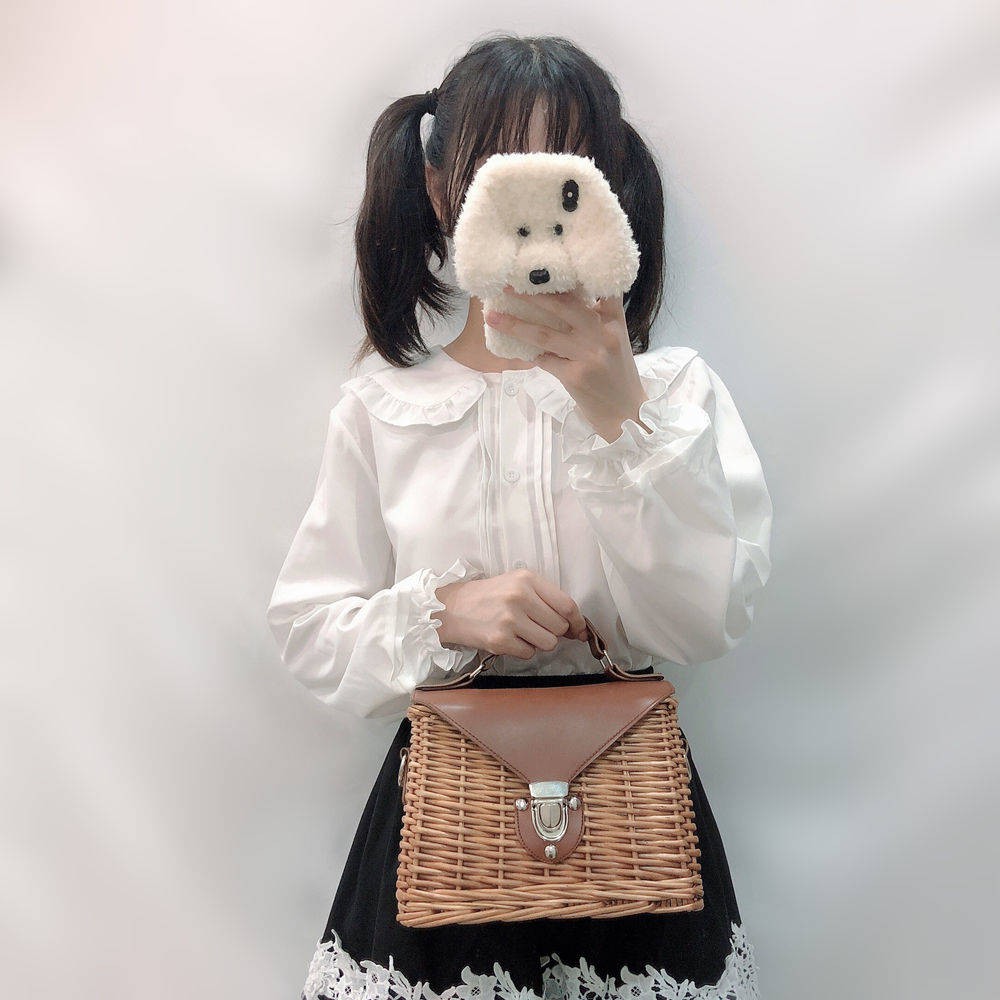 áo áo sơ mi cổ điển trong cô gái sinh viên phiên bản hàn quốc áo nịt chống nắng rộng rãi phù hợp thời trang