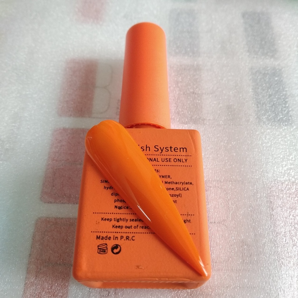 Sơn gel móng tay hơ đèn Gairriy chai 15ml chăm sóc móng làm đẹp nail mi spa thời trang nữ shop hnnail