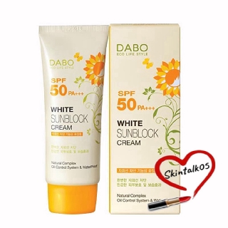 Kem chống nắng dabo white sunblock cream spf 50