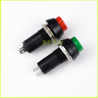 Công tắc tròn nhấn khóa màu Xanh - Đỏ PBS-11A 12mm