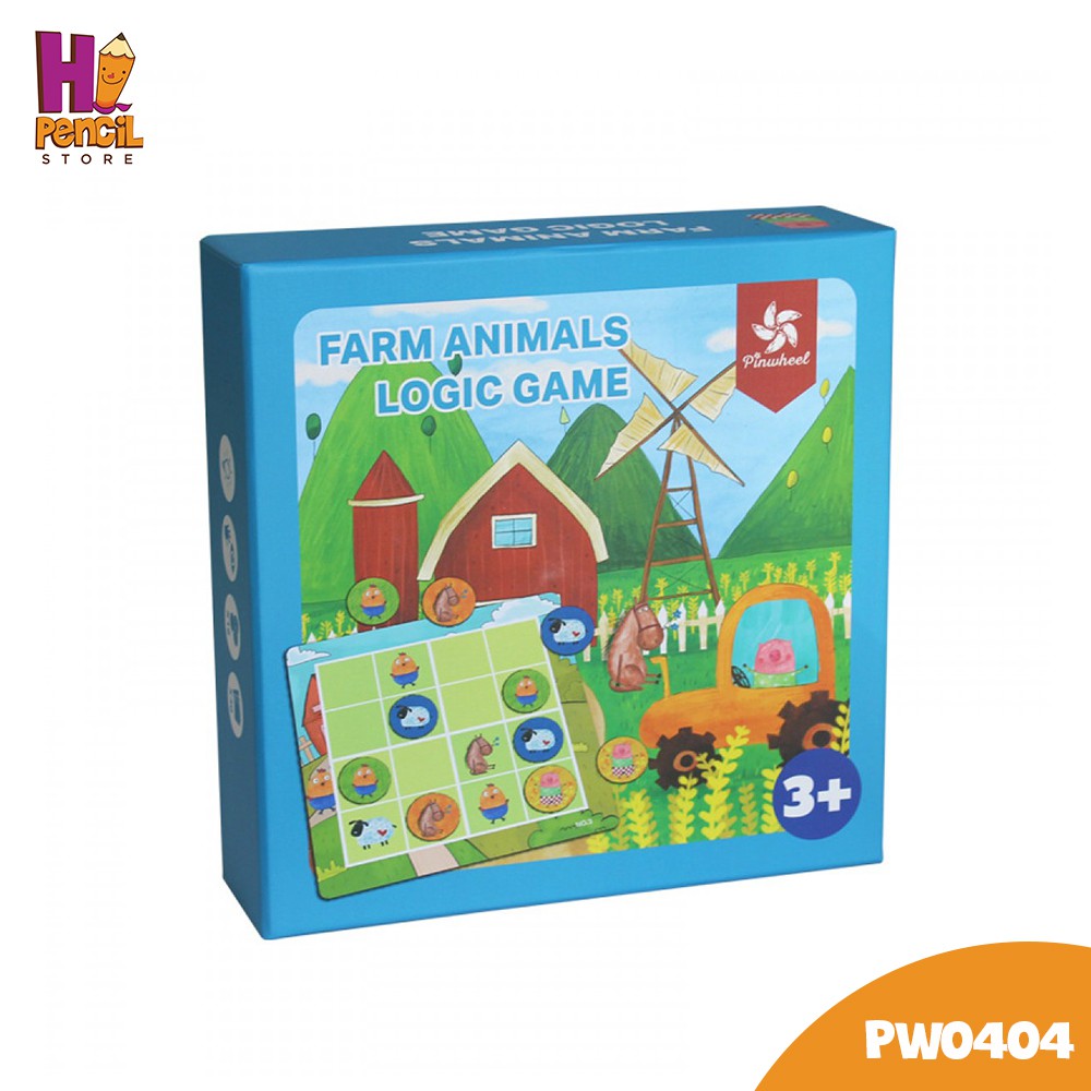 Bộ Thẻ Game PinWheel Nông Trại Của Bé, Thách Đố Rèn Luyện Kỹ Năng, Trí Tuệ Cho Bé