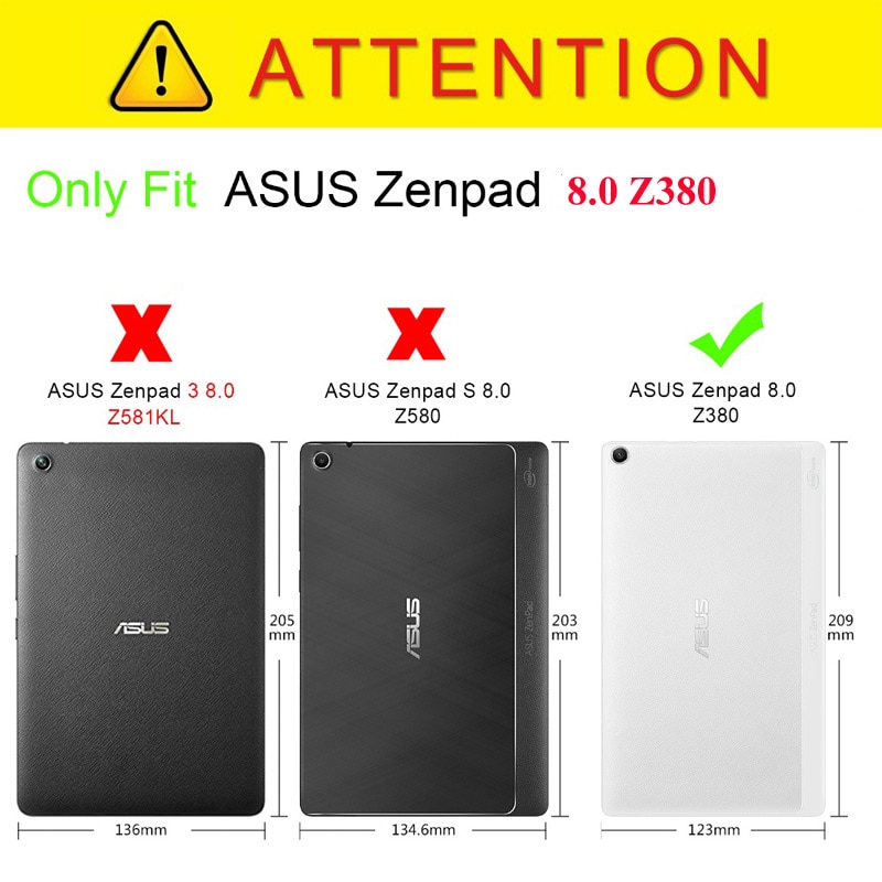 Bao da chống sốc cho máy tính bảng ASUS Zenpad 8.0 Z380 Z380KL Z380C 8.0 inch case Vỏ bảo vệ