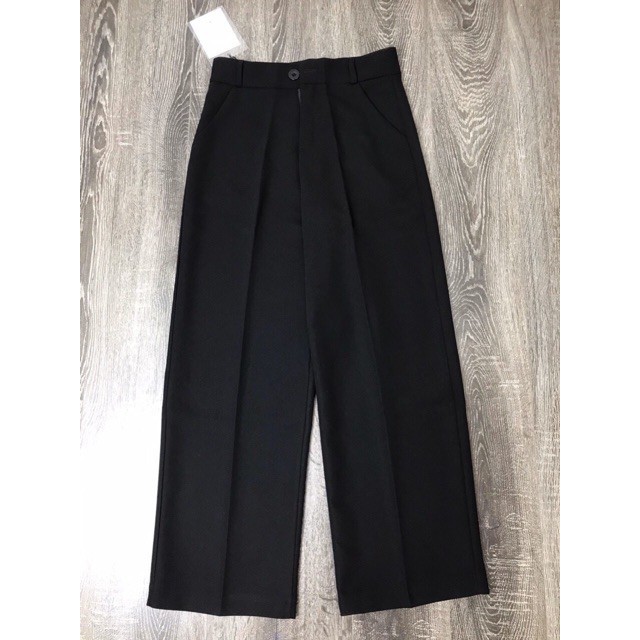 QUẦN SUÔNG ỐNG RỘNG KHÓA TRƯỚC, QUẦN CULOTTES-242