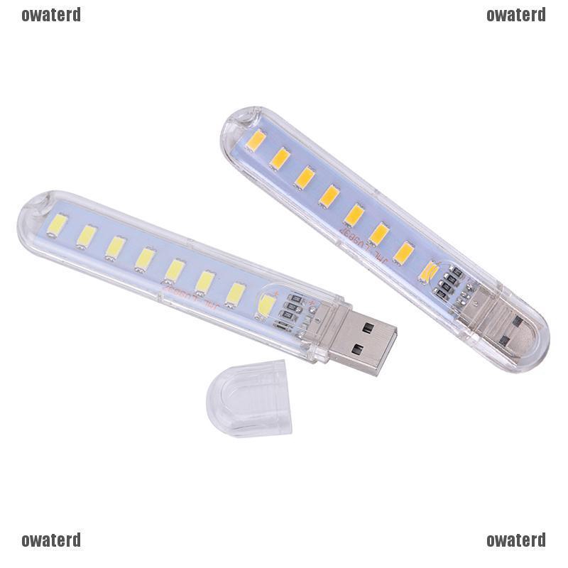 Đèn LED mini 5V 8 bóng , chạy bằng điện , có cổng sạc USB , dùng vào ban đêm