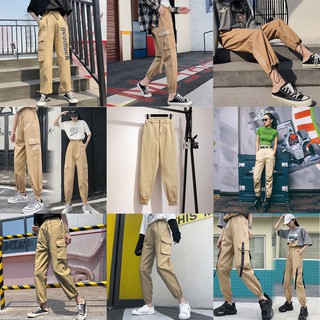 Quần dài thể thao túi hộp tôn dáng thời trang cho nữ