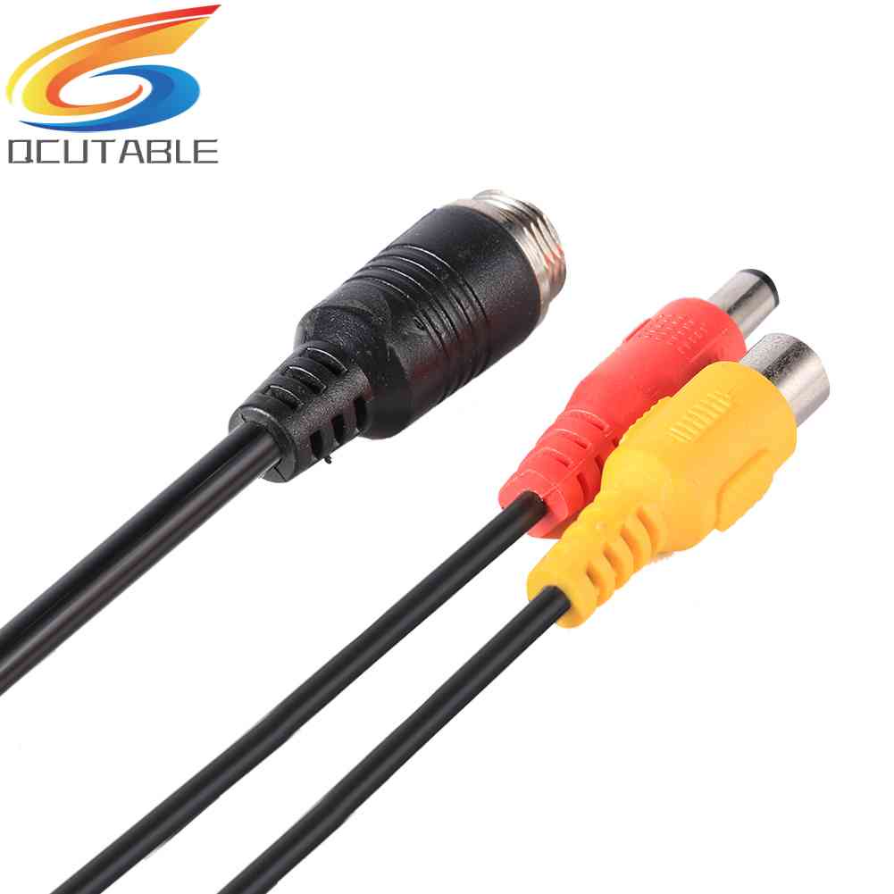 Dây Cáp Chuyển Đổi M12 4Pin Aviation Head Sang RCA Female DC Male