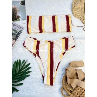 Bikini 2 mảnh họa tiết sọc gợi cảm, quyến rũ