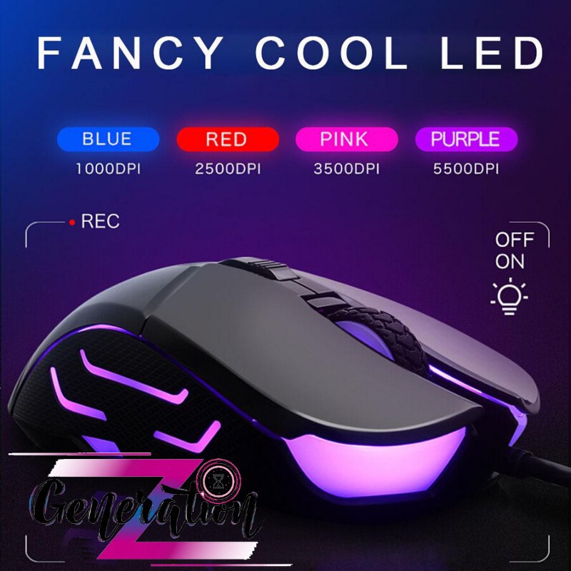 Chuột 6D game HP G260 led đa màu, cực bền