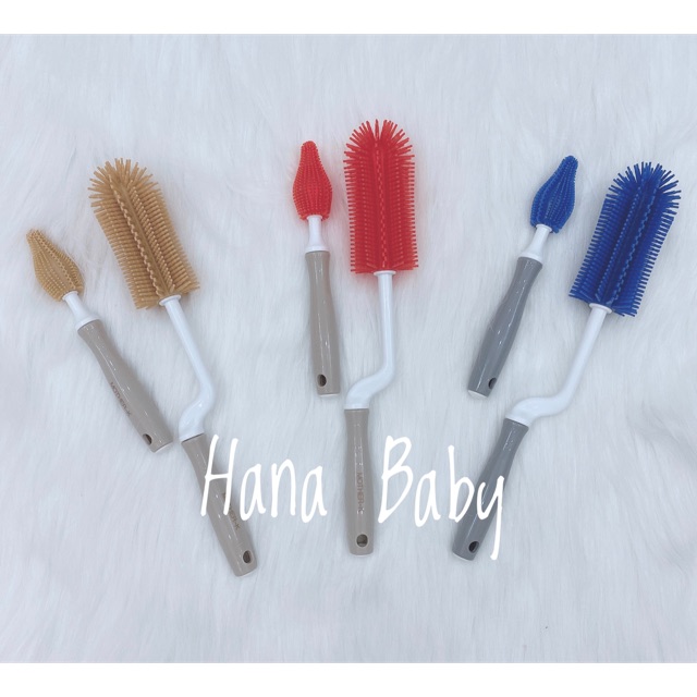 Bộ chổi cọ bình silicone mother-k Hàn Quốc
