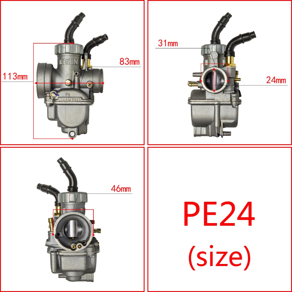 Bình xăng con HỌNG 24mm/ HỌNG 24mm， BÔNG MAI 100cc Nova LS 50cc-100cc  (HỌNG 24) ，Bình xăng pe24mm  ORI HONDA peKX80 KX100 KX125 UNIVERSAL Bình xăng HỌNG  24mm