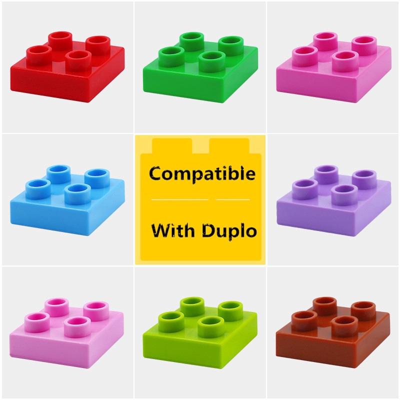 [Mã LIFETOYS1 giảm 30K đơn 99K] Bộ lắp ráp GOROCK 2 x 2 sử dụng cho Duplo sáng tạo cho trẻ em