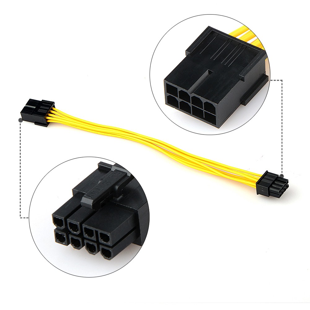 Cáp nối dài 8 pin CPU cho nguồn máy tính