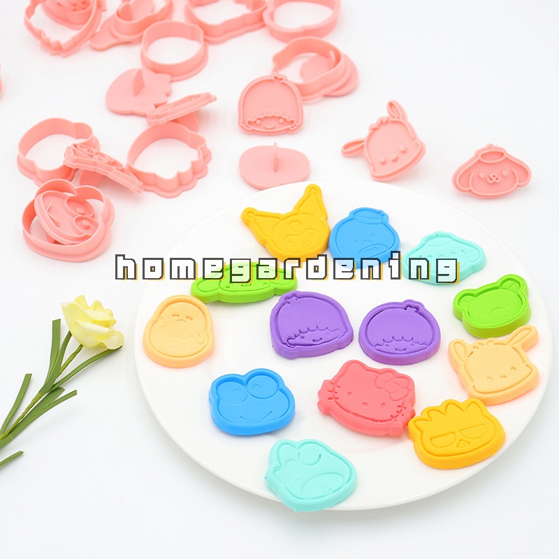 Khuôn Làm Bánh Quy Hình Hoạt Hình Melody Kuromi HelloKitty 3D DIY