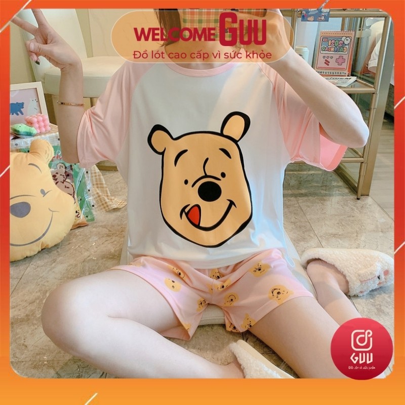 Bộ Ngủ Nữ Siêu Dễ thương- Đồ Bộ Mặc Nhà Cute N02_GUU