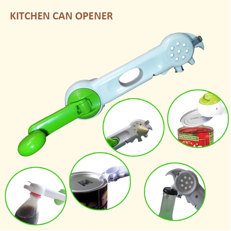 Dụng cụ mở nắp chai lọ HOUSEEKER 7 trong 1 đa năng tiện dụng