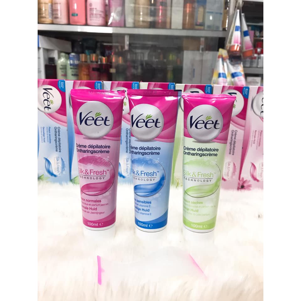 (100ml) Kem tẩy lông VEET xách tay Pháp đủ loại
