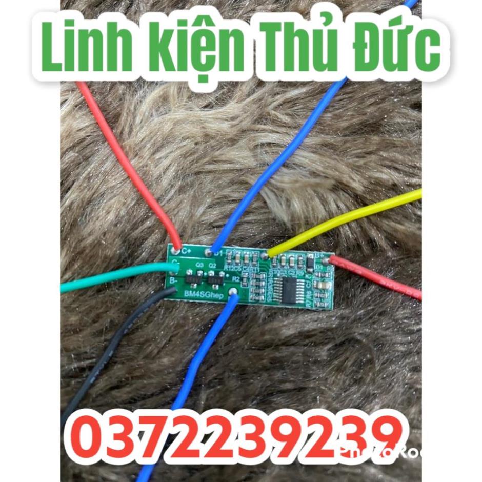 Lktd BN. Mạch ghép có dây 3S, 4S, 5S- 8A , dùng ghép với các mạch pin zin.