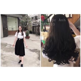 [Ảnh chính chủ] Kẹp chữ U xoăn dài sóng lơi