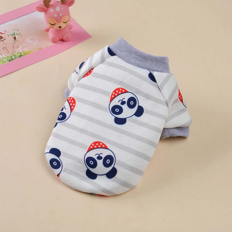 Áo Len In Hình Gấu Teddy Thời Trang Thu Đông Cho Thú Cưng 27 Inch