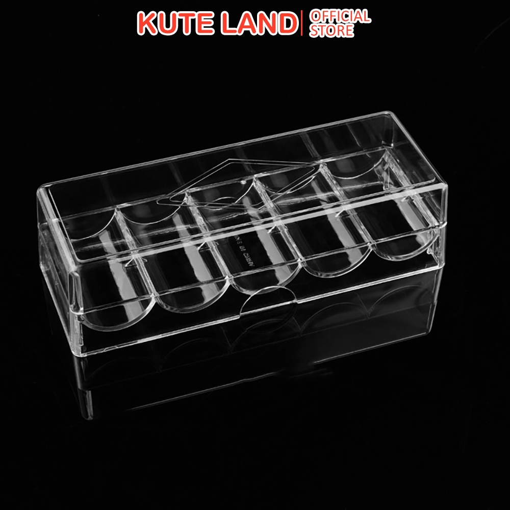 Khay Nhự Đựng 100 Chip Poker Ko Nắp Vỏ Dày Đẹp PK12-1