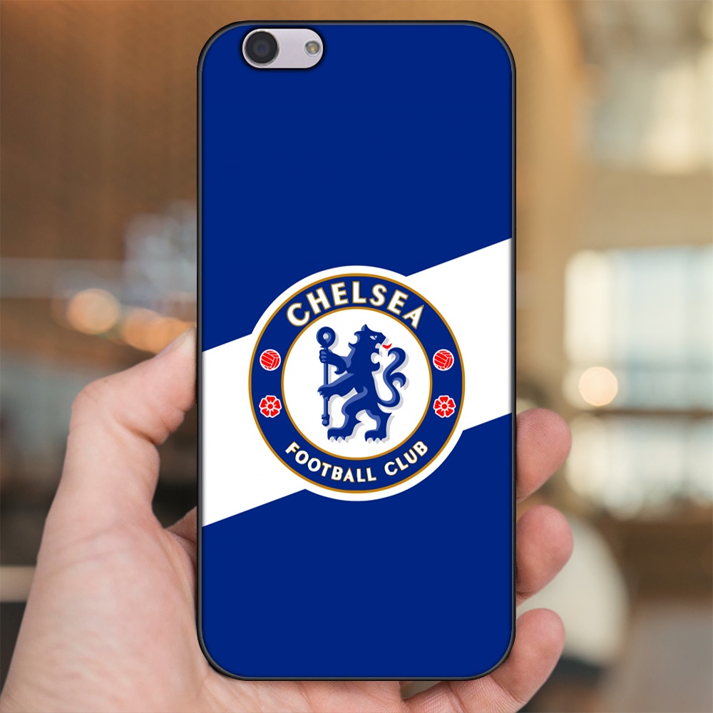 Ốp lưng Oppo F1s, F3, F3 Plus viền đen in hình Chelsea FC