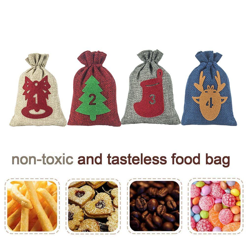 PINEVN Bộ 24 Lịch Đếm Ngược Bỏ Túi Hình Kẹo Dễ Thương