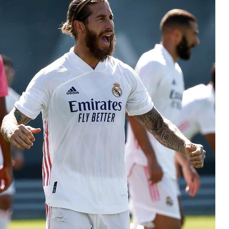 Áo Thun Bóng Đá Real Madrid Jersey 2020 / 2021 2021 Chính Hãng