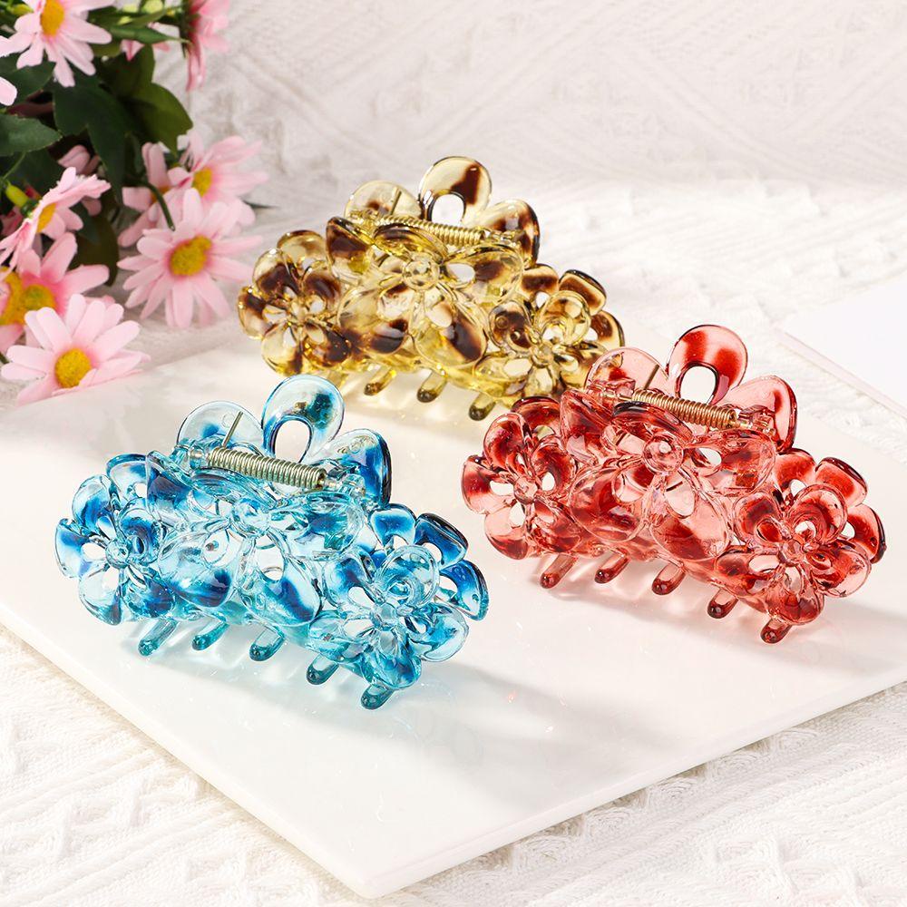 Kẹp Tóc Càng Cua Bằng Nhựa Acrylic Thời Trang Phong Cách Hàn Quốc Cho Nữ