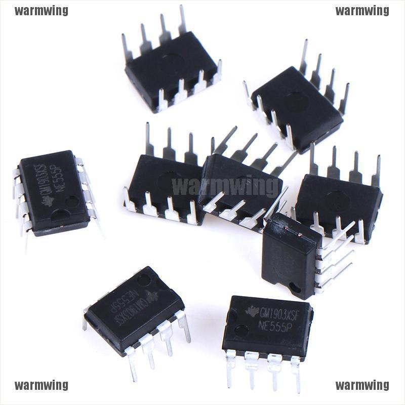 Bộ 10 Linh Kiện Điện Tử NE555P DIP-8 IC Chất Lượng Cao
