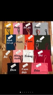 Áo 2 dây ngang siêu hot ( hình thật ảnh đầu và cuối )