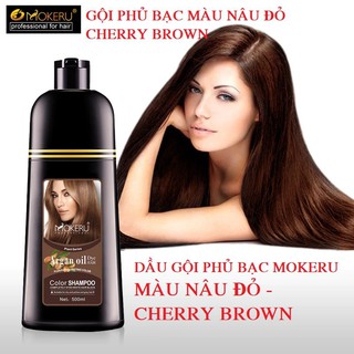 Dầu gội phủ bạc 100%  MOKERU từ thảo dược thiên nhiên