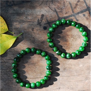Vòng tay Diopside thăng quan tiến chức, hỗ trợ công danh sự nghiệp