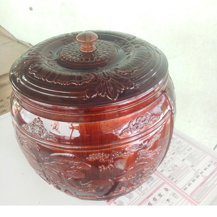 Giành tích ủ âm nhựa Minh Hải kèm ấm tích bát tràng 1,5L