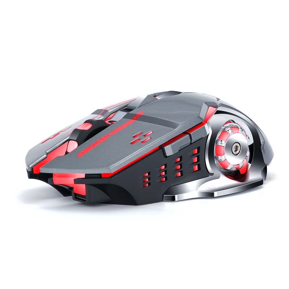 CHUỘT KHÔNG DÂY T- WOLF Q13 CHUỘT Q13 GAMING, SẠC LẠI ĐƯỢC CÓ ĐÈN LED, DPI 1200 - 2400, KHÔNG ỒN,BẢO HÀNH 12 THÁNG