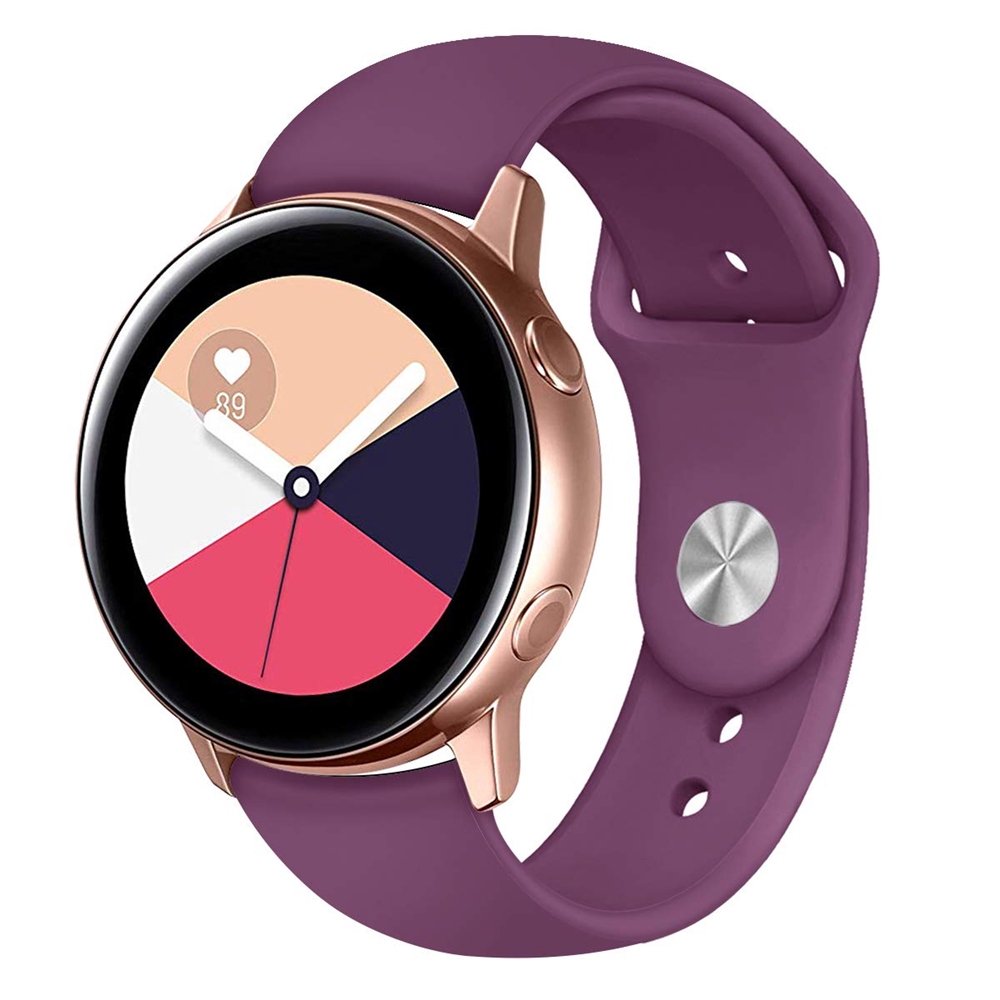 Dây đeo cao su mềm 42mm cho đồng hồ Samsung Galaxy Watch Active