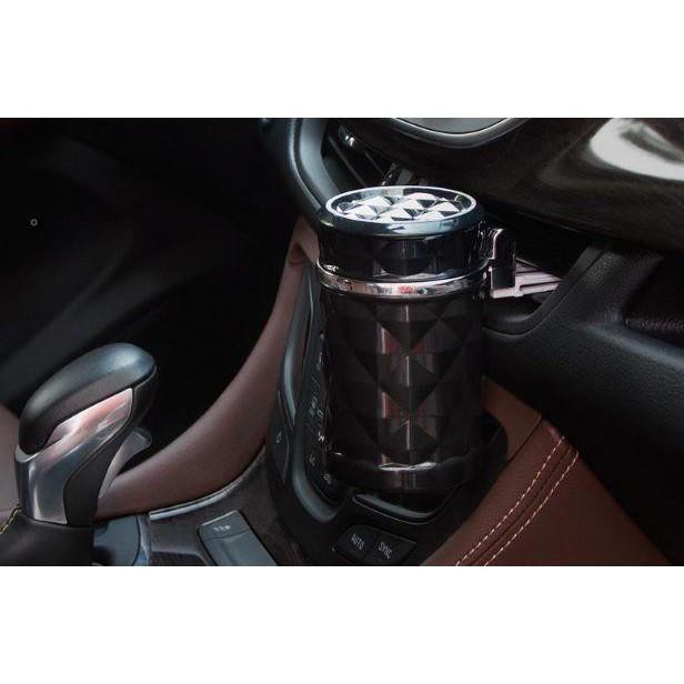 GẠT TÀN THUỐC LÁ TRÊN Ô TÔ CÓ ĐÈN LED CAO CẤP