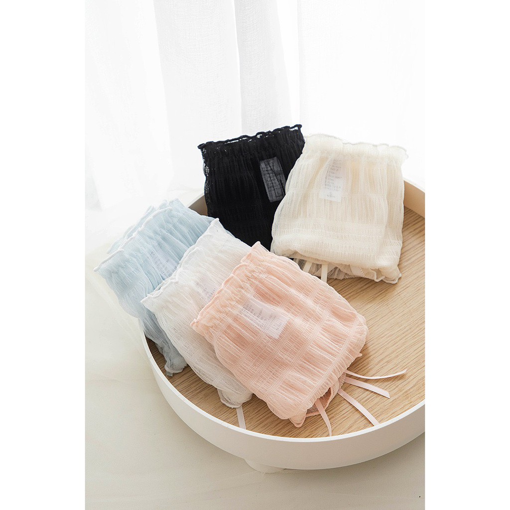 Quần Lót Nữ ❤️FREESHIP❤️ Quần Lót Lụa dệt kim mới Cao Cấp viền bèo mềm mại đính nơ 2 hông điệu đà, gợi cảm mẫu H1018