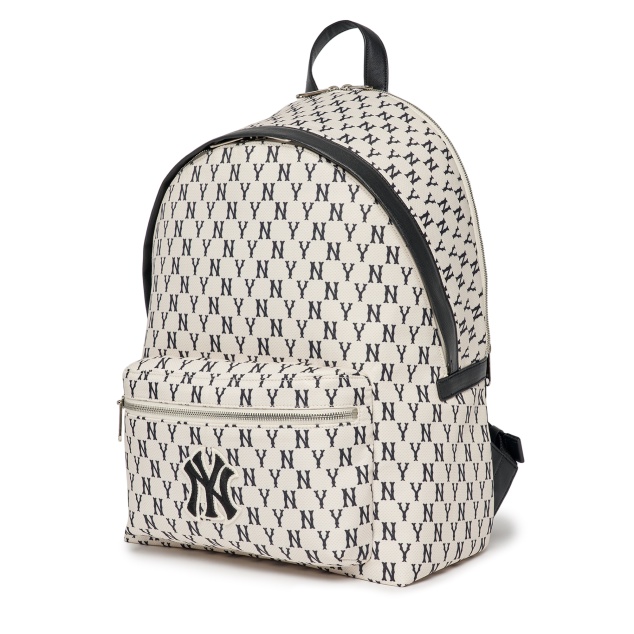 BALO MLB MONOGRAM NEW YORK YANKEES🔥CHÍNH HÃNG🔥Ba-lo MLB Classic Backpack Màu White -SIMPLE SNEAKER