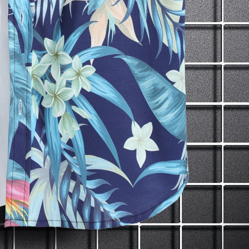 Áo Sơ Mi Ngắn Tay Họa Tiết Mùa Hè Thời Trang Dành Cho Nam Size M-5Xl | BigBuy360 - bigbuy360.vn