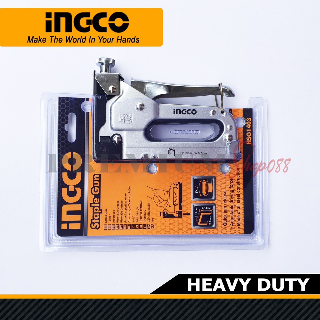 Kìm bấm ghim 4-14mm INGCO HSG1403