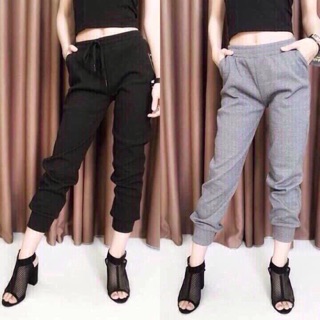 Quần jogger len tăm Hàn Quốc nữ