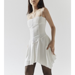 Motel9 - đầm 2 dây corset tinkerbell dress - white