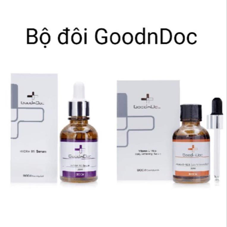 [CHÍNH HÃNG] Serum dưỡng ẩm trắng sáng da, mờ thâm nám, cấp nước, chống lão hóa GOODNDOC HYDRA B5 30ml | BigBuy360 - bigbuy360.vn