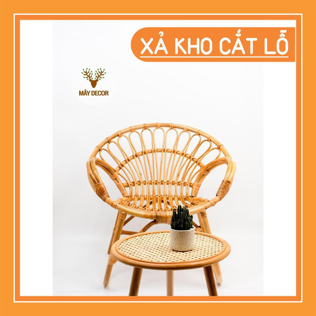 [FREESHIP - xả hàng] ghế mây tròn thư giãn sơn bóng chất lượng cao, cung cấp cho quán cafe nhà hàng khách sạn